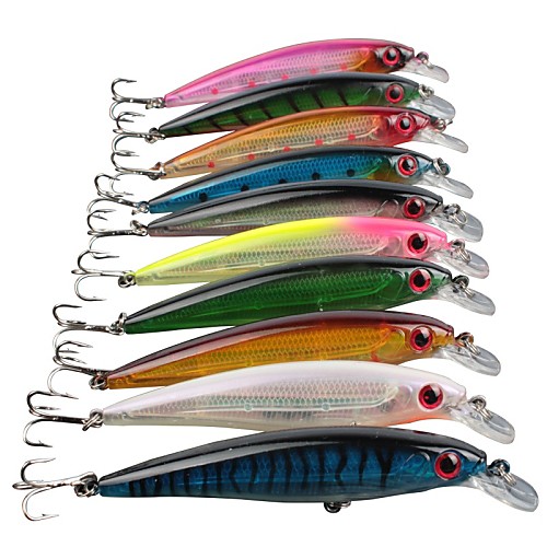10 pcs Fishing Lures Minnow lifelike 3D Eyes Sinking Bass Trout Pike Sea Fishing Bait Casting Spinning
10 pcs Fishing Lures Minnow lifelike 3D Eyes Sinking Bass Trout Pike Sea Fishing Bait Casting Spinning