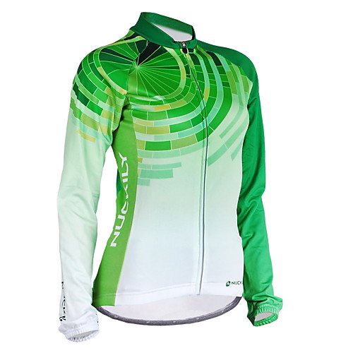 Nuckily Women's Long Sleeve Cycling Jersey Winter Polyester Green Stripes Bike Jersey Top Mountain Bike MTB Road Bike Cycling Windproof Anatomic Design Ultraviolet Resistant Sports Clothing Apparel
Nuckily Women's Long Sleeve Cycling Jersey Winter Polyester Green Stripes Bike Jersey Top Mountain Bike MTB Road Bike Cycling Windproof Anatomic Design Ultraviolet Resistant Sports Clothing Apparel