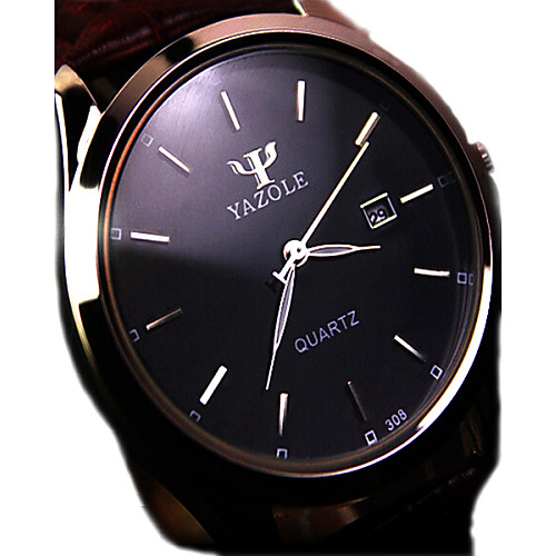Men's Wrist Watch Quartz Stainless Steel Black / Brown Water Resistant / Waterproof Calendar / date / day Analog Charm Classic - Black Brown / White Ethiopia One Year Battery Life / KC 377A
Men's Wrist Watch Quartz Stainless Steel Black / Brown Water Resistant / Waterproof Calendar / date / day Analog Charm Classic - Black Brown / White Ethiopia One Year Battery Life / KC 377A