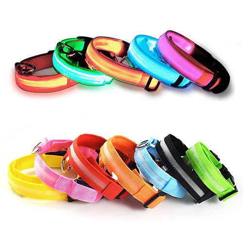 Cat Dog Necklace Light Up Collar Solid Colored Nylon White Yellow Red Blue Pink 1 Piece
Cat Dog Necklace Light Up Collar Solid Colored Nylon White Yellow Red Blue Pink 1 Piece