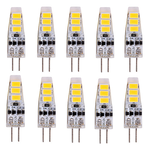 YWXLight 10PCS G4 2W 200LM 5730SMD LED Bi-pin Lights Warm White Cool White Led Corn Bulb Chandelier Lamp DC 12V
YWXLight 10PCS G4 2W 200LM 5730SMD LED Bi-pin Lights Warm White Cool White Led Corn Bulb Chandelier Lamp DC 12V
