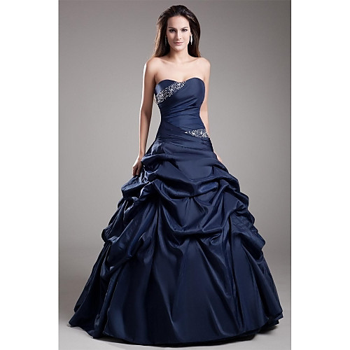 Ball Gown Elegant Quinceanera Prom Dress Strapless Sleeveless Floor Length Taffeta with Crystals Tier 2021
Ball Gown Elegant Quinceanera Prom Dress Strapless Sleeveless Floor Length Taffeta with Crystals Tier 2021
