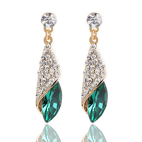 Women's Clear Black Blue Crystal Drop Earrings Princess Earrings Jewelry White / Black / Green For 1pc
Women's Clear Black Blue Crystal Drop Earrings Princess Earrings Jewelry White / Black / Green For 1pc