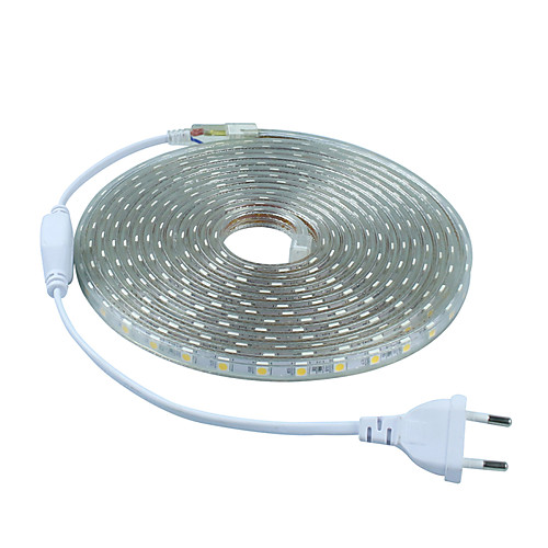 5m Flexible LED Light Strips 300 LEDs 5050 SMD Warm White White Red Cuttable 220-240 V / IP44
5m Flexible LED Light Strips 300 LEDs 5050 SMD Warm White White Red Cuttable 220-240 V / IP44
