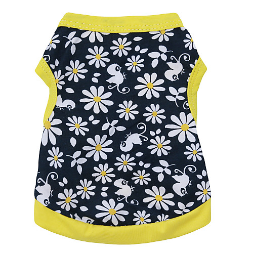 Shirt / T-Shirt Puppy Clothes Floral Botanical Fashion Dog Clothes Puppy Clothes Dog Outfits Breathable Black / Yellow Costume for Girl and Boy Dog Cotton XS S M L
Shirt / T-Shirt Puppy Clothes Floral Botanical Fashion Dog Clothes Puppy Clothes Dog Outfits Breathable Black / Yellow Costume for Girl and Boy Dog Cotton XS S M L
