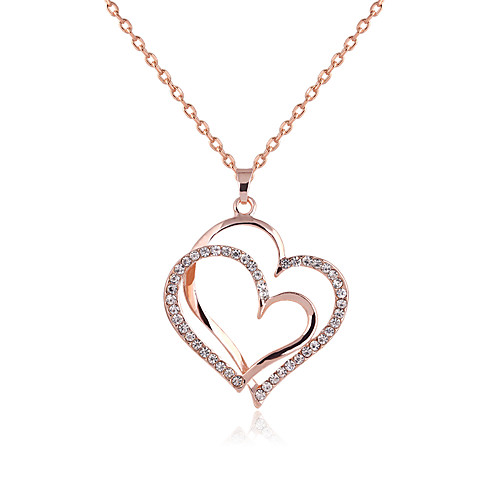 Pendant Necklace Mother Daughter Rhinestone Rose Gold Plated Alloy Golden Necklace Jewelry For Party Daily
Pendant Necklace Mother Daughter Rhinestone Rose Gold Plated Alloy Golden Necklace Jewelry For Party Daily