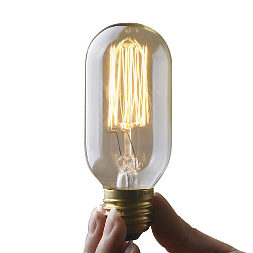 1pc 40W E26/E27 T45 Edsion Bulb Warm White 2300 K Incandescent Vintage Edison Light Bulb AC 110-130V AC 220-240V
1pc 40W E26/E27 T45 Edsion Bulb Warm White 2300 K Incandescent Vintage Edison Light Bulb AC 110-130V AC 220-240V