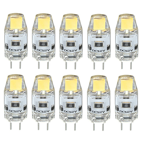 3 W LED Bi-pin Lights 300-350 lm G4 T 1 LED Beads COB Waterproof Decorative Warm White Cold White Natural White 12 V / 10 pcs / RoHS / CE Certified
3 W LED Bi-pin Lights 300-350 lm G4 T 1 LED Beads COB Waterproof Decorative Warm White Cold White Natural White 12 V / 10 pcs / RoHS / CE Certified