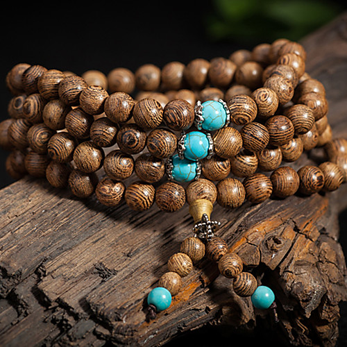 Women's Men's Boys' Turquoise Chain Bracelet Charm Bracelet Bead Bracelet Crossover Personalized Bohemian Fashion Vintage Double-layer Wooden Bracelet Jewelry Brown For Party Wedding Casual Daily
Women's Men's Boys' Turquoise Chain Bracelet Charm Bracelet Bead Bracelet Crossover Personalized Bohemian Fashion Vintage Double-layer Wooden Bracelet Jewelry Brown For Party Wedding Casual Daily
