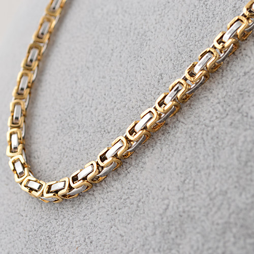 Men's Chain Necklace Ladies Fashion Vintage Hip-Hop Titanium Steel Golden Silver Black Necklace Jewelry For Party Casual Daily
Men's Chain Necklace Ladies Fashion Vintage Hip-Hop Titanium Steel Golden Silver Black Necklace Jewelry For Party Casual Daily