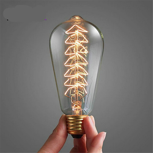 1pc 40 W E26 / E27 ST64 Warm White 2300 k Retro / Dimmable / Christmas Trees Incandescent Vintage Edison Light Bulb 220-240 V
1pc 40 W E26 / E27 ST64 Warm White 2300 k Retro / Dimmable / Christmas Trees Incandescent Vintage Edison Light Bulb 220-240 V