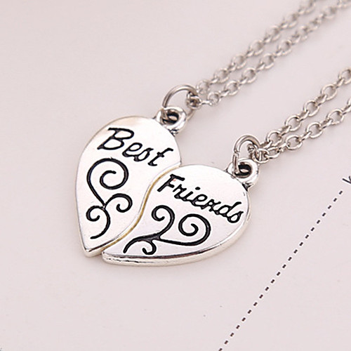 Women's Pendant Necklace Engraved 2 pcs Matching Broken Heart Friends Heart Love life Tree Best Friends Ladies European Sister everyday Silver Plated Alloy Silver Necklace Jewelry 2pcs For Thank You
Women's Pendant Necklace Engraved 2 pcs Matching Broken Heart Friends Heart Love life Tree Best Friends Ladies European Sister everyday Silver Plated Alloy Silver Necklace Jewelry 2pcs For Thank You