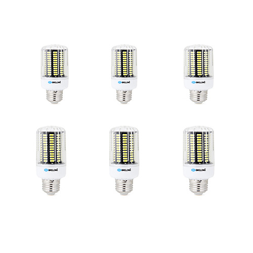 BRELONG 6pcs 8 W LED Corn Lights 800 lm E14 B22 E26 / E27 B 136 LED Beads SMD 5733 Decorative Warm White Cold White 220-240 V 200-240 V / 6 pcs / RoHS
BRELONG 6pcs 8 W LED Corn Lights 800 lm E14 B22 E26 / E27 B 136 LED Beads SMD 5733 Decorative Warm White Cold White 220-240 V 200-240 V / 6 pcs / RoHS