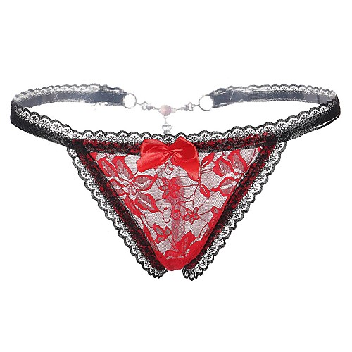Women's Lace Patchwork G-strings & Thongs Panties Mid Waist Sexy Cotton Purple One-Size / Christmas
Women's Lace Patchwork G-strings & Thongs Panties Mid Waist Sexy Cotton Purple One-Size / Christmas