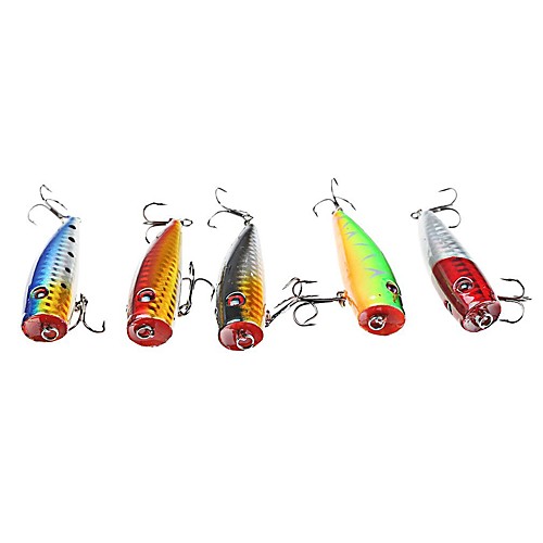 5 pcs Fishing Lures Popper Floating Bass Trout Pike Sea Fishing Bait Casting Freshwater Fishing
5 pcs Fishing Lures Popper Floating Bass Trout Pike Sea Fishing Bait Casting Freshwater Fishing