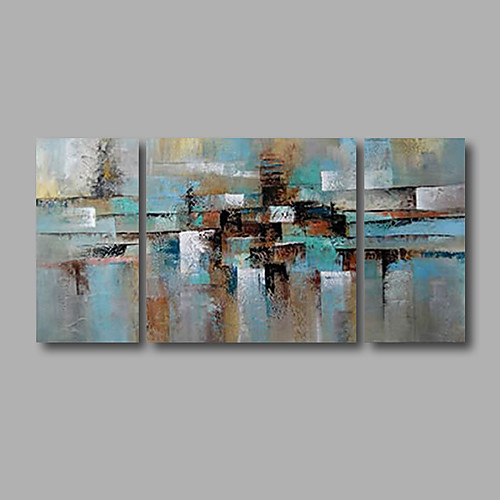 Oil Painting Hand Painted Horizontal Abstract Modern Stretched Canvas / Three Panels
Oil Painting Hand Painted Horizontal Abstract Modern Stretched Canvas / Three Panels