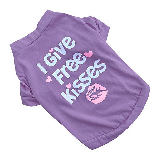 Cat Dog Shirt / T-Shirt Letter & Number Fashion Casual / Daily Dog Clothes Puppy Clothes Dog Outfits Purple Red Blue Costume for Girl and Boy Dog Cotton XS S M L
Cat Dog Shirt / T-Shirt Letter & Number Fashion Casual / Daily Dog Clothes Puppy Clothes Dog Outfits Purple Red Blue Costume for Girl and Boy Dog Cotton XS S M L