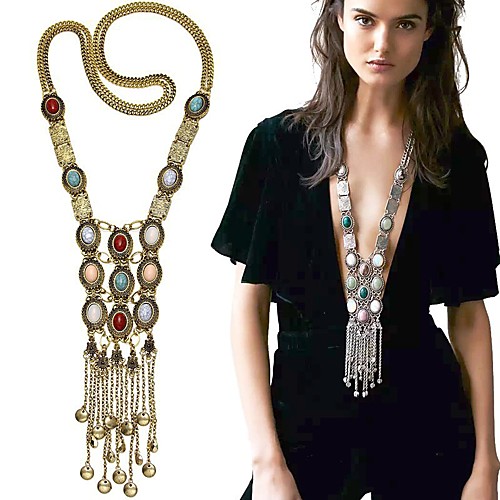 Pendant Necklace Statement Necklace Long Necklace Women's Layered Tassel Fringe Long Pearl Pearl Gold Silver Ladies Tassel Bohemian Fashion Multi Layer Elizabeth Locke Golden Silver 80 cm Necklace
Pendant Necklace Statement Necklace Long Necklace Women's Layered Tassel Fringe Long Pearl Pearl Gold Silver Ladies Tassel Bohemian Fashion Multi Layer Elizabeth Locke Golden Silver 80 cm Necklace