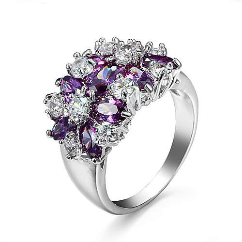Women's Statement Ring AAA Cubic Zirconia Purple Red Blue Zircon Cubic Zirconia Geometric Ladies Love European Wedding Party Jewelry
Women's Statement Ring AAA Cubic Zirconia Purple Red Blue Zircon Cubic Zirconia Geometric Ladies Love European Wedding Party Jewelry