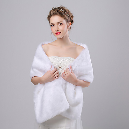 Shawls Faux Fur / Imitation Cashmere Wedding / Party Evening Women's Wrap With Pattern
Shawls Faux Fur / Imitation Cashmere Wedding / Party Evening Women's Wrap With Pattern