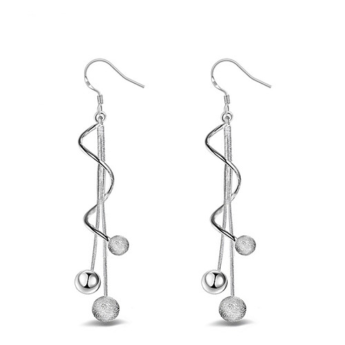 Women's Drop Earrings Ball Earrings Ladies Sterling Silver Earrings Jewelry Silver For Wedding Party Daily Casual Sports
Women's Drop Earrings Ball Earrings Ladies Sterling Silver Earrings Jewelry Silver For Wedding Party Daily Casual Sports