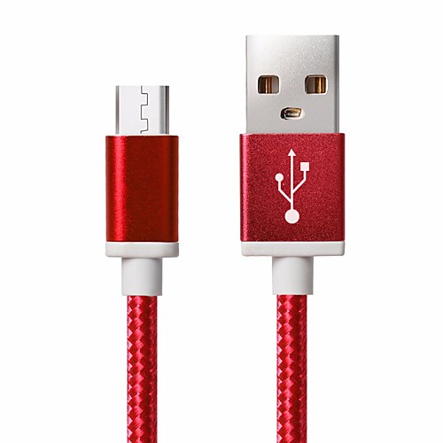 Micro USB Cable 1m-1.99m / 3ft-6ft Braided Nylon Cable For Samsung / Huawei / LG
Micro USB Cable 1m-1.99m / 3ft-6ft Braided Nylon Cable For Samsung / Huawei / LG