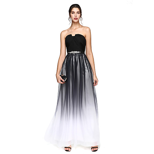 A-Line Prom Formal Evening Dress Notched Sleeveless Floor Length Chiffon with Sash / Ribbon Criss Cross Beading 2021 / Color Gradient
A-Line Prom Formal Evening Dress Notched Sleeveless Floor Length Chiffon with Sash / Ribbon Criss Cross Beading 2021 / Color Gradient