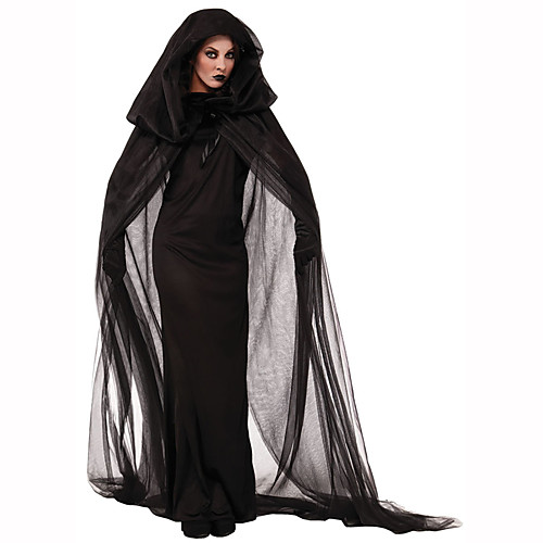 Witch Women's Vacation Dress Halloween Festival / Holiday Polyester Black Women's Female Easy Carnival Costumes Solid Colored / Belt / Headwear / Belt / Headwear
Witch Women's Vacation Dress Halloween Festival / Holiday Polyester Black Women's Female Easy Carnival Costumes Solid Colored / Belt / Headwear / Belt / Headwear