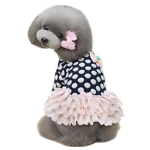 Dog Dress Polka Dot Winter Dog Clothes Puppy Clothes Dog Outfits Pink Dark Blue Costume for Girl and Boy Dog Cotton S M L XL XXL
Dog Dress Polka Dot Winter Dog Clothes Puppy Clothes Dog Outfits Pink Dark Blue Costume for Girl and Boy Dog Cotton S M L XL XXL
