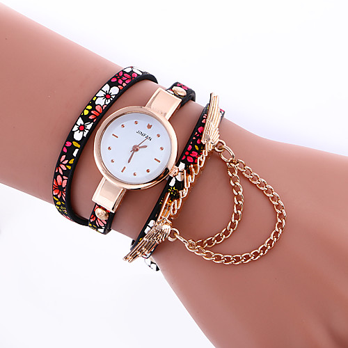 Women's Bracelet Watch Quartz Quilted PU Leather Black / Blue / Red Casual Watch / Analog Ladies Dot Casual Fashion - Purple Red Light Blue One Year Battery Life / Jinli 377
Women's Bracelet Watch Quartz Quilted PU Leather Black / Blue / Red Casual Watch / Analog Ladies Dot Casual Fashion - Purple Red Light Blue One Year Battery Life / Jinli 377