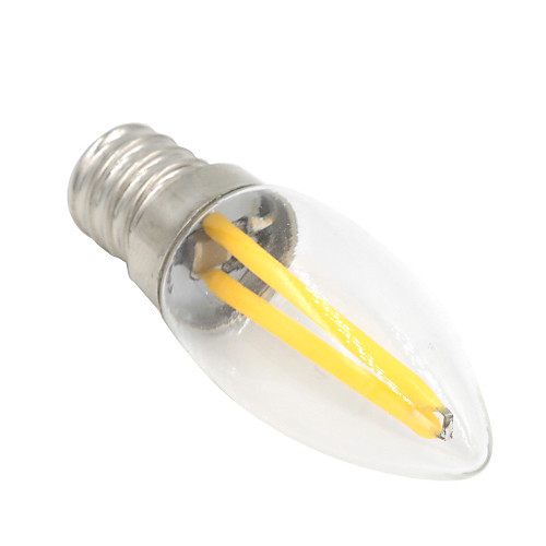 1.5 W LED Globe Bulbs 80-100 lm E12 T 2 LED Beads COB Decorative Warm White 220-240 V / 1 pc
1.5 W LED Globe Bulbs 80-100 lm E12 T 2 LED Beads COB Decorative Warm White 220-240 V / 1 pc