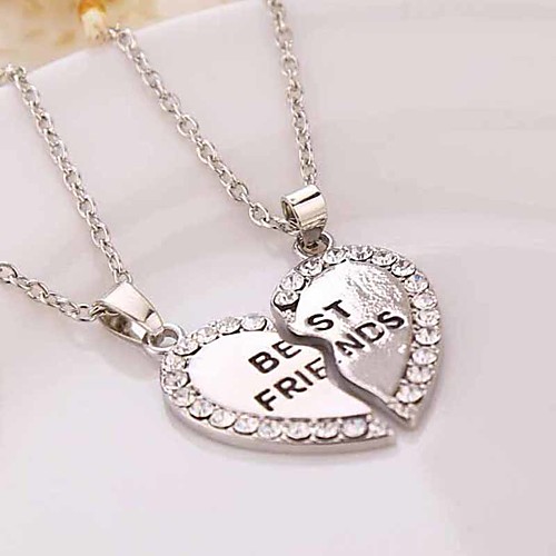 Women's Couple's Pendant Necklace Y Necklace Broken Heart Heart Flower Love life Tree Best Friends Ladies Fashion European Sister Rhinestone Silver Plated Gold Plated Silver Gold 50cm Necklace Jewelry
Women's Couple's Pendant Necklace Y Necklace Broken Heart Heart Flower Love life Tree Best Friends Ladies Fashion European Sister Rhinestone Silver Plated Gold Plated Silver Gold 50cm Necklace Jewelry