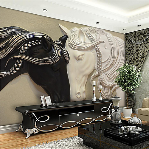 Mural Wallpaper Wall Sticker Covering Print Adhesive Required 3D Effect Relief Horse Canvas Home Décor
Mural Wallpaper Wall Sticker Covering Print Adhesive Required 3D Effect Relief Horse Canvas Home Décor