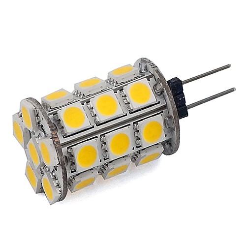 3 W LED Bi-pin Lights 300 lm G4 24 LED Beads SMD 5050 Dimmable Decorative Warm White Cold White 12 V / 1 pc / RoHS
3 W LED Bi-pin Lights 300 lm G4 24 LED Beads SMD 5050 Dimmable Decorative Warm White Cold White 12 V / 1 pc / RoHS