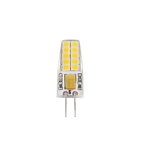 3 W LED Bi-pin Lights 280-300 lm G4 T 20 LED Beads SMD 2835 Waterproof Decorative Warm White Cold White 12 V / 1 pc / RoHS
3 W LED Bi-pin Lights 280-300 lm G4 T 20 LED Beads SMD 2835 Waterproof Decorative Warm White Cold White 12 V / 1 pc / RoHS