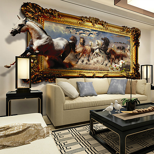 Mural Wallpaper Wall Sticker Covering Print Adhesive Required 3D Effect Oil Painting Horse Canvas Home Décor
Mural Wallpaper Wall Sticker Covering Print Adhesive Required 3D Effect Oil Painting Horse Canvas Home Décor