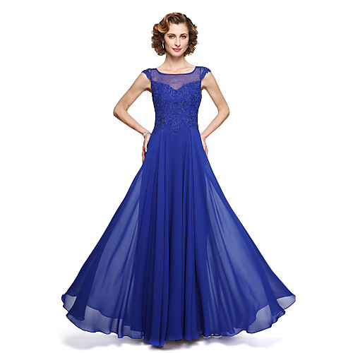 A-Line Mother of the Bride Dress Elegant Jewel Neck Ankle Length Chiffon Lace Sleeveless with Appliques 2021
A-Line Mother of the Bride Dress Elegant Jewel Neck Ankle Length Chiffon Lace Sleeveless with Appliques 2021