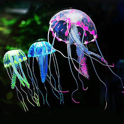 Fish Tank Aquarium Decoration Fish Bowl Jellyfish Purple Artificial Silicone 1 set
Fish Tank Aquarium Decoration Fish Bowl Jellyfish Purple Artificial Silicone 1 set