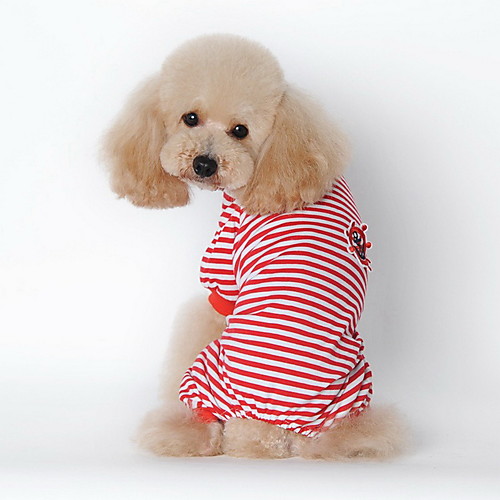 Dog Pajamas Stripes Casual / Daily Winter Dog Clothes Puppy Clothes Dog Outfits Black Red Blue Costume for Girl and Boy Dog Cotton S M L XL XXL
Dog Pajamas Stripes Casual / Daily Winter Dog Clothes Puppy Clothes Dog Outfits Black Red Blue Costume for Girl and Boy Dog Cotton S M L XL XXL