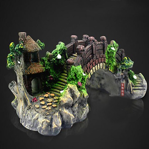 Aquarium Decoration Resin Arch Bridge Model Aquarium Decoration Tree House Bridge Fish Tank Decoration
Aquarium Decoration Resin Arch Bridge Model Aquarium Decoration Tree House Bridge Fish Tank Decoration