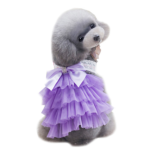 Dog Dress Puppy Clothes Lace Fashion Wedding Dog Clothes Puppy Clothes Dog Outfits Purple Pink Light Blue Costume for Girl and Boy Dog Chiffon XS S M L XL
Dog Dress Puppy Clothes Lace Fashion Wedding Dog Clothes Puppy Clothes Dog Outfits Purple Pink Light Blue Costume for Girl and Boy Dog Chiffon XS S M L XL