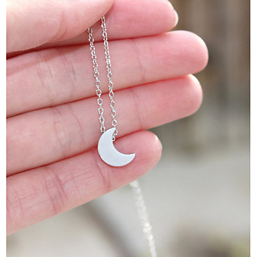 Women's Pendant Necklace Moon Crescent Moon Ladies Unique Design Dangling Alloy Silver Gold Necklace Jewelry For Birthday Casual Daily Engagement
Women's Pendant Necklace Moon Crescent Moon Ladies Unique Design Dangling Alloy Silver Gold Necklace Jewelry For Birthday Casual Daily Engagement