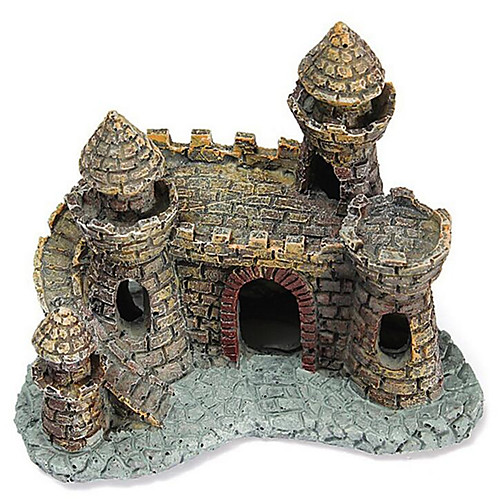 Fish Tank Aquarium Decoration Ornament Castle Brown Non-toxic & Tasteless Resin 1 pc 11.56.510 cm
Fish Tank Aquarium Decoration Ornament Castle Brown Non-toxic & Tasteless Resin 1 pc 11.56.510 cm