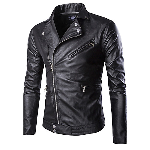 Men's Jacket Daily Fall Winter Regular Coat Slim Jacket Long Sleeve Solid Colored Blue Black / Spring / Cotton
Men's Jacket Daily Fall Winter Regular Coat Slim Jacket Long Sleeve Solid Colored Blue Black / Spring / Cotton
