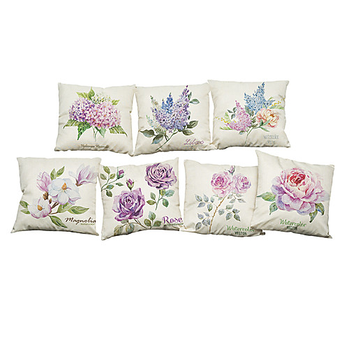 7 pcs Linen Pillow Cover Pillow Case, Solid Colored Novelty Textured Casual Modern Contemporary Office / Business
7 pcs Linen Pillow Cover Pillow Case, Solid Colored Novelty Textured Casual Modern Contemporary Office / Business