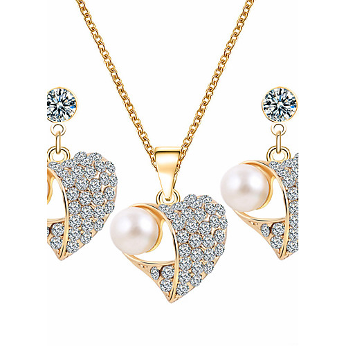 Women's Jewelry Set Heart Hollow Heart Ladies Basic Imitation Pearl Rhinestone Earrings Jewelry White For Wedding Party Special Occasion Daily Casual Masquerade
Women's Jewelry Set Heart Hollow Heart Ladies Basic Imitation Pearl Rhinestone Earrings Jewelry White For Wedding Party Special Occasion Daily Casual Masquerade