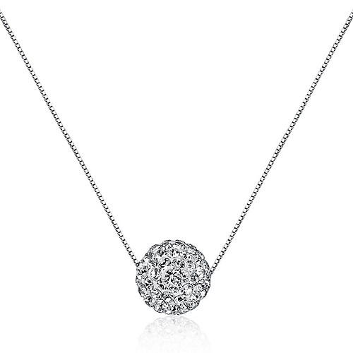 Women's Pendant Necklace Ball Ball Ladies Fashion Euramerican everyday Sterling Silver Rhinestone Silver 455 cm Necklace Jewelry For Party Birthday Daily
Women's Pendant Necklace Ball Ball Ladies Fashion Euramerican everyday Sterling Silver Rhinestone Silver 455 cm Necklace Jewelry For Party Birthday Daily