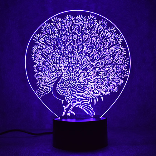 3D Nightlight Waterproof Sensor Dimmable LED Modern Contemporary USB 1 pc
3D Nightlight Waterproof Sensor Dimmable LED Modern Contemporary USB 1 pc