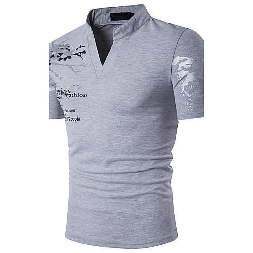 Men's Golf Shirt Tennis Shirt Graphic Print Short Sleeve Daily Slim Tops Cotton Personalized Active Chic & Modern Fashion Stand Collar Gray White Black / Summer
Men's Golf Shirt Tennis Shirt Graphic Print Short Sleeve Daily Slim Tops Cotton Personalized Active Chic & Modern Fashion Stand Collar Gray White Black / Summer