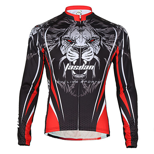 TASDAN Men's Cycling Jersey Winter Polyester Bike Jersey Breathable Quick Dry Back Pocket Sports Lion Mountain Bike MTB Road Bike Cycling Clothing Apparel Relaxed Fit Bike Wear / Long Sleeve
TASDAN Men's Cycling Jersey Winter Polyester Bike Jersey Breathable Quick Dry Back Pocket Sports Lion Mountain Bike MTB Road Bike Cycling Clothing Apparel Relaxed Fit Bike Wear / Long Sleeve